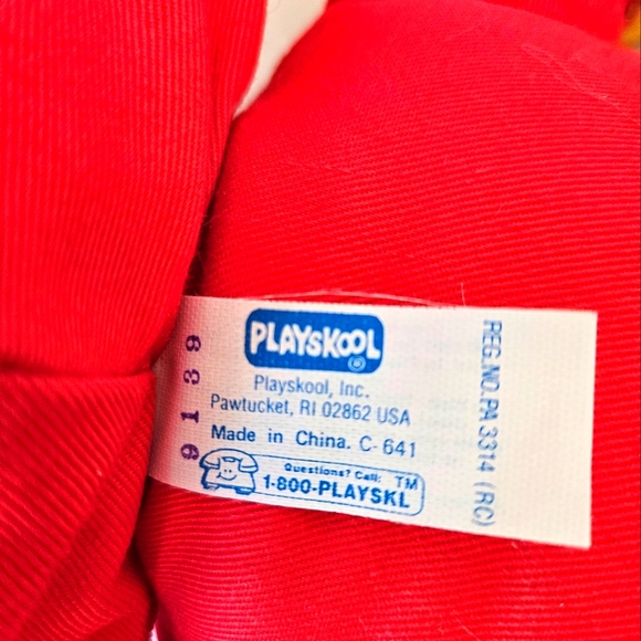 Vtg 1990 Sesame Street Dress Me Up Ernie 13" Plush Doll Playskool Zip Snap, Hood - Picture 10 of 14